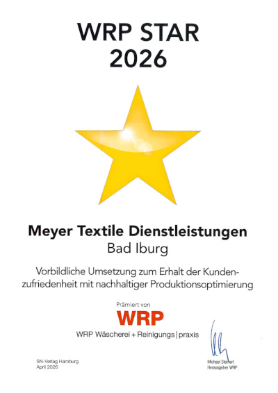 Urkunde WRP Star